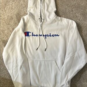 Champion White Hoodie